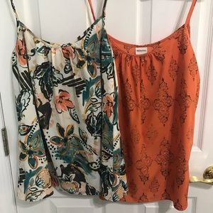 Kohl’s strapped tank blouses, medium